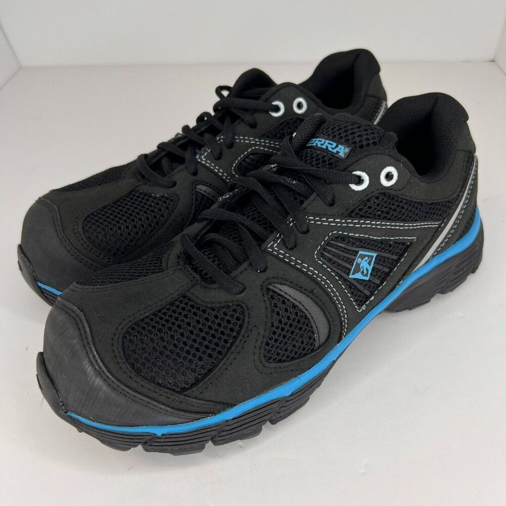 Terra Womens F2413-18 Black Pacer 2.0 Composite Toe Size 7.5M Safety Work Shoes